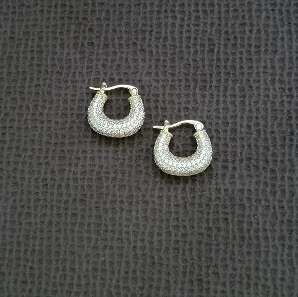 Gemelli👭 Chunky Gold💛 "Macie" Hoop Earrings - NWT - Picture 12 of 16